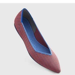 Rothy’s The Point Tangerine Triple Stitch sz 10